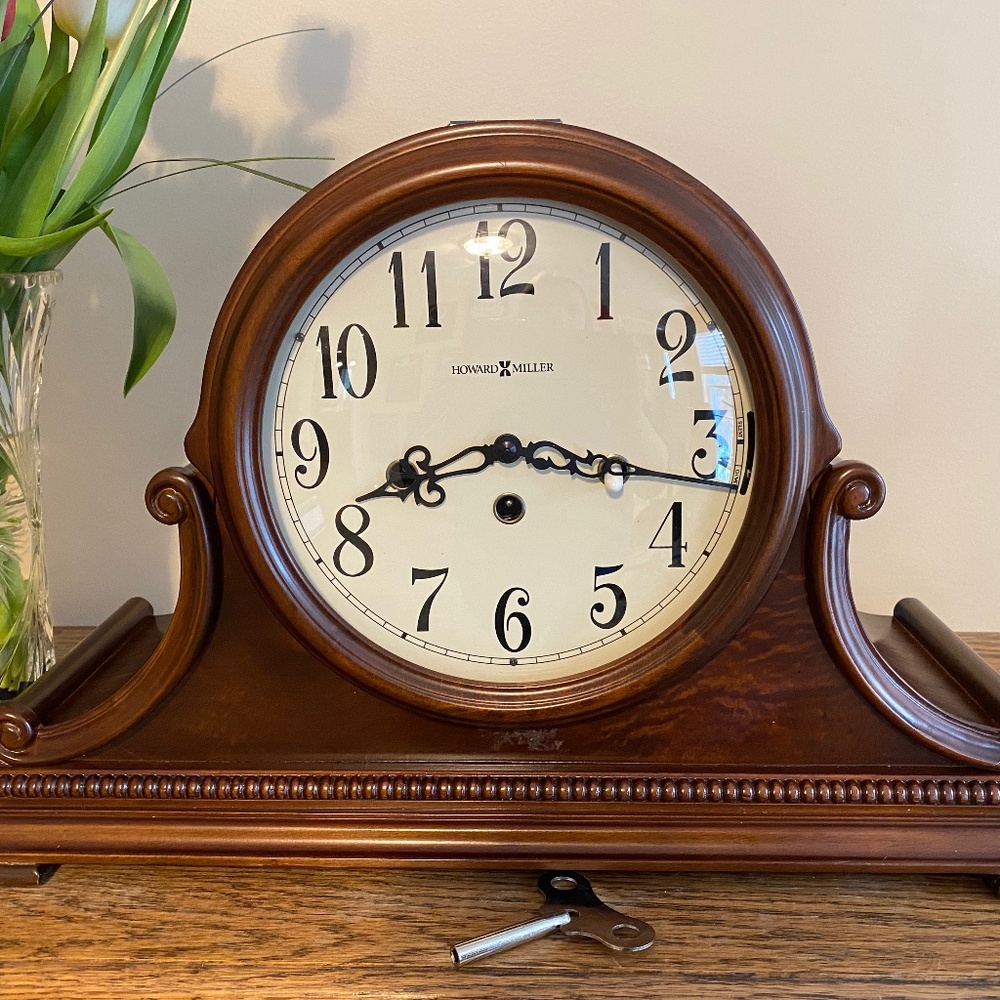 Howard Miller Hadley 19" Wide Tabletop Clock